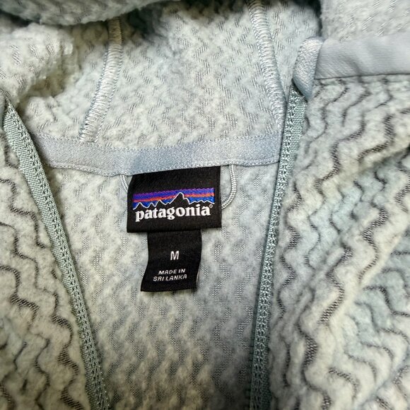 Patagonia R1 Air Full-Zip Hoody Women’s Medium Thermal Blue EUC - Picture 5 of 11